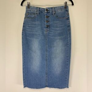 Women's Blue Denim Skirt - Size X-Small ✨ Mix & Match ✨